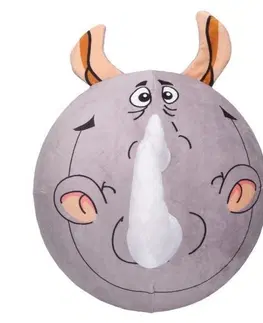 Hračky WIKY - Plyšový nafukovací míč Nosorožec 30cm