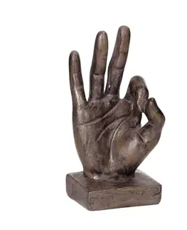 Figurky a sošky Dekorace Hand Sign OK 17cm