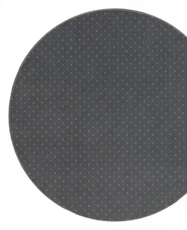 Koberce a koberečky Dywany Lusczow Kulatý koberec AKTUA Rania šedý, velikost kruh 170