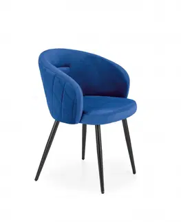 Židle Jídelní křeslo K430 Halmar Modrá