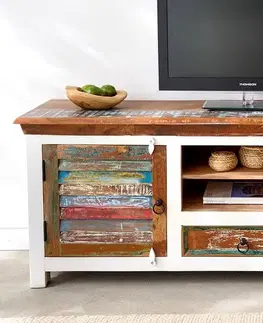 TV stolky LuxD Designový TV stolek Jacktar 150 cm bílé mango