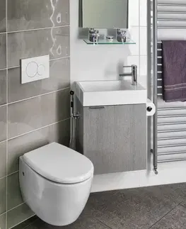 Koupelnový nábytek SAPHO LATUS IV umyvadlová skříňka 49,5x50x25cm, dub stříbrný LT410-1111