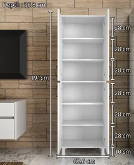 Kuchyňské dolní skříňky Hanah Home Kuchyňská skříňka Murpo II 62,6 cm bílá