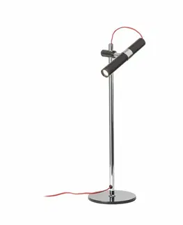 Designové stolní lampy RED - DESIGN RENDL RENDL VIPER TL černá chrom 230V LED 3W 60° 3000K R12462