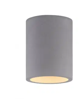 Moderní stropní svítidla PAUL NEUHAUS LED stropní svítidlo, barva betonu, GU10, LED vyměnitelné, IP20