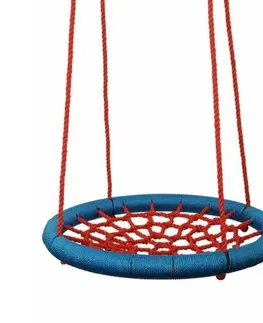 Hračky na zahradu Woody Houpací kruh (průměr 100cm) - červeno-modrý