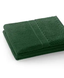 Ručníky AmeliaHome Ručník RUBRUM klasický styl 30x50 cm zelený, velikost 70x130