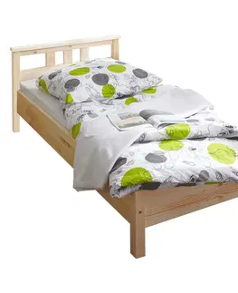 Jednolůžkové postele Postel Z Masívu Merci - 100x200cm
