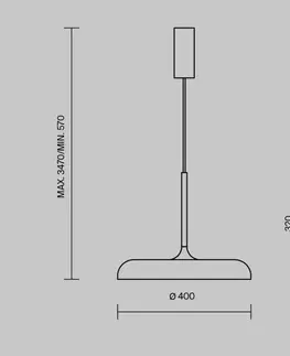 Designová závěsná svítidla MAYTONI Závěsné svítidlo Gerhard 3000K 26W MOD189PL-L18W3K1