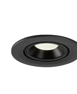 LED podhledová svítidla SLV BIG WHITE NUMINOS GIMBLE S zápustné stropní svítidlo černé 4000 K 20° 1005903