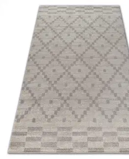 Koberce a koberečky Dywany Lusczow Kusový koberec SOFT RUTA krémovo-béžový, velikost 160x220