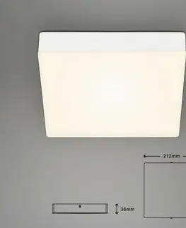 LED stropní svítidla BRILONER LED stropní svítidlo, 21,2 cm, 16 W, bílé BRI 7070-016