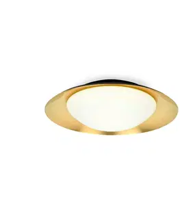 LED stropní svítidla FARO SIDE 390 stropní svítidlo, černá a zlatá, 15W