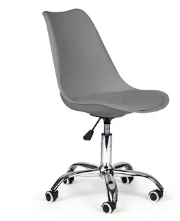 Kancelářské židle MODERNHOME Kancelářská židle MODERN OFFICE s poduškou šedá