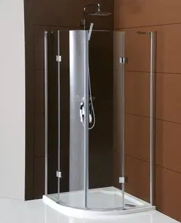 Sprchové kouty GELCO LEGRO Čtvrtkruhový sprchový kout 1000x1000 čiré sklo, GL5510 GL5510
