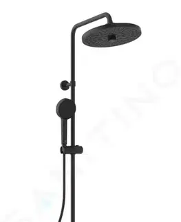Sprchy a sprchové panely IDEAL STANDARD CeraTherm Sprchový set s termostatem, průměr 26 cm, 2 proudy, hedvábná černá A7210XG