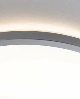 LED stropní svítidla PAULMANN LED Panel 3-krokové-stmívatelné Atria Shine kruhové 420mm 2800lm 3000K matný chrom