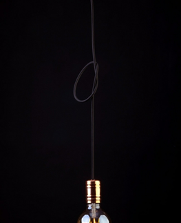Svítidla Závěsné svítidlo na lanku Nowodvorski 9747 CABLE black/copper