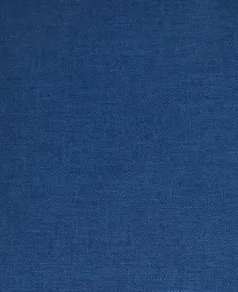 Jídelní sety Jídelní židle otočná 2 ks látka Dekorhome Modrá