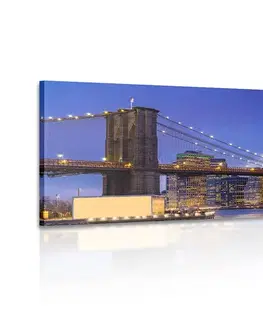 Obrazy města Obraz okouzlující most v Brooklynu