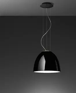Designová závěsná svítidla Artemide NUR MINI GLOSS LED S černá A246410