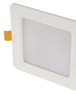 Bodovky do podhledu na 230V EMOS LED podhledové svítidlo RUBIC 12 x 12 cm, 9 W, neutrální bílá ZD2432