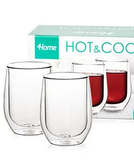 Sklenice 4Home Termo sklenice Classic Hot&Cool, 300 ml, 2 ks
