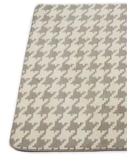 Koberce a koberečky Tutumi Koberec Clover Pepitka krémový, velikost 140x200