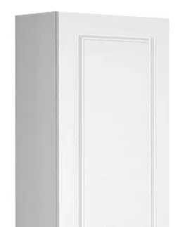 Koupelnový nábytek AQUALINE FAVOLO vysoká skříňka košem 40x184x31cm, bílá mat FV180