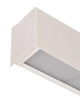 Nástěnná svítidla Euluna Nástěnné světlo Straight XS, šířka 26 cm, bílá