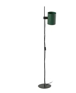 Stojací lampy ve skandinávském stylu FARO GUADALUPE černá/zelená stojací lampa