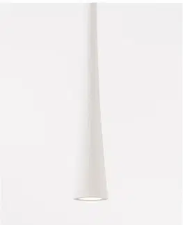 LED lustry a závěsná svítidla NOVA LUCE závěsné svítidlo GOCCIO bílý hliník a ocel bílý kabel LED 7W 230V 3000K IP20 9102592