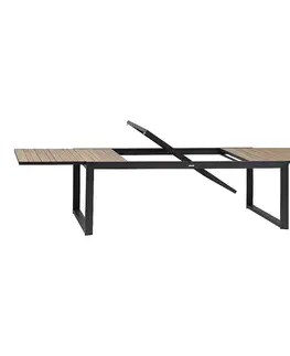 Zahradní stolky Hliníkový jídelní stůl EMPERIA 220/340x110 cm
