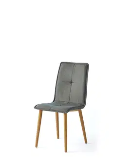 Luxusní jídelní židle Estila Designová židle Anselmo s čalouněním 53cm