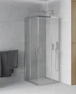 Sprchové kouty MEXEN Rio sprchový kout čtvercový 70x70, transparent, chrom 860-070-070-01-00