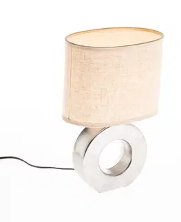 Stolni lampy Moderne tafellamp grijs E27 - Tohu