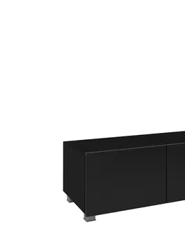 TV stolky ArtGiB TV stolek 100 CALABRINI C-11 | černá/černý lesk