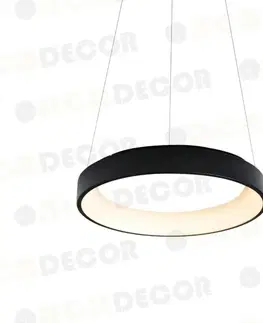 LED lustry a závěsná svítidla ACA Lighting Decoled LED závěsné svítidlo BR81LEDP78BK