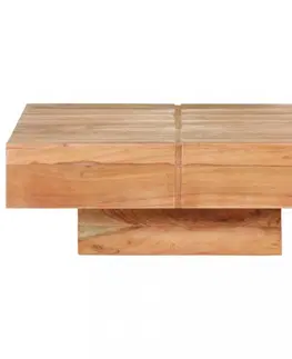 Konferenční stolky Konferenční stolek masivní dřevo Dekorhome Recyklované dřevo