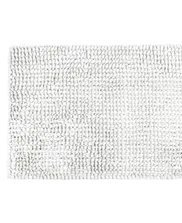 Koberce a koberečky Bo-ma Koupelnová předložka Ella micro bílá, 40 x 50 cm