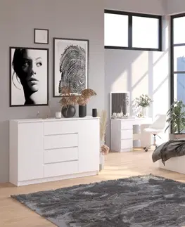 Postele Ak furniture Postel CLP 160x200 cm dvoulůžko s roštem bílé