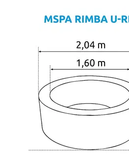 Vířivé bazény MARIMEX Bazén vířivý MSPA Rimba U-RB061