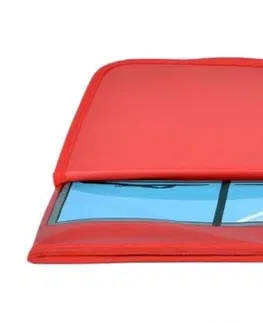 Úložné boxy TZB Skládací taburet Bus červený