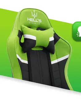 Herní křesla Herní židle HC-1004 zelené barvy