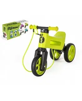 Dětská vozítka a příslušenství Teddies Odrážedlo Funny wheels Rider SuperSport 2v1, zelená