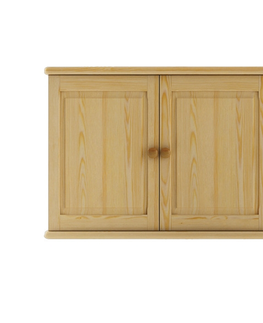 Kuchyňské linky Dřevěná kuchyňská horní skříňka NGADI, šíře 120 cm, masiv borovice, moření: …