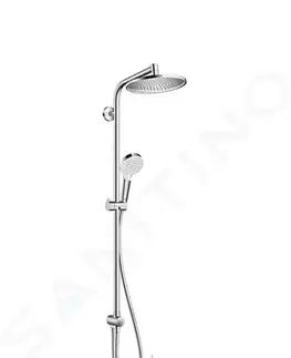 Sprchy a sprchové panely HANSGROHE Crometta Sprchový set 240 Showerpipe pro renovace, 1proud,  EcoSmart, chrom 27270000