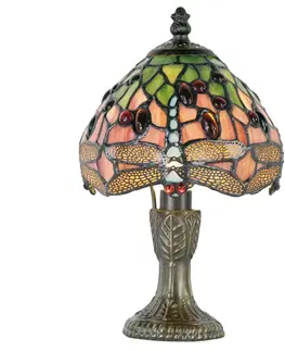 Svítidla Stolní lampa Tiffany - Ø 16*25 cm 1x E14  Clayre & Eef 5LL-1188