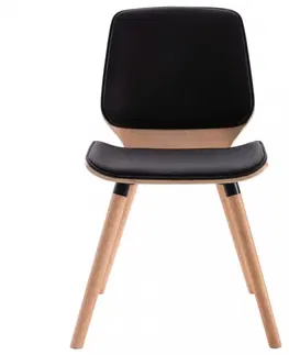 Židle Jídelní židle 6 ks Dekorhome Černá / hnědá