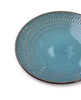 Talíře Affekdesign Dezertní talíř ERICA 21,5 cm modrý